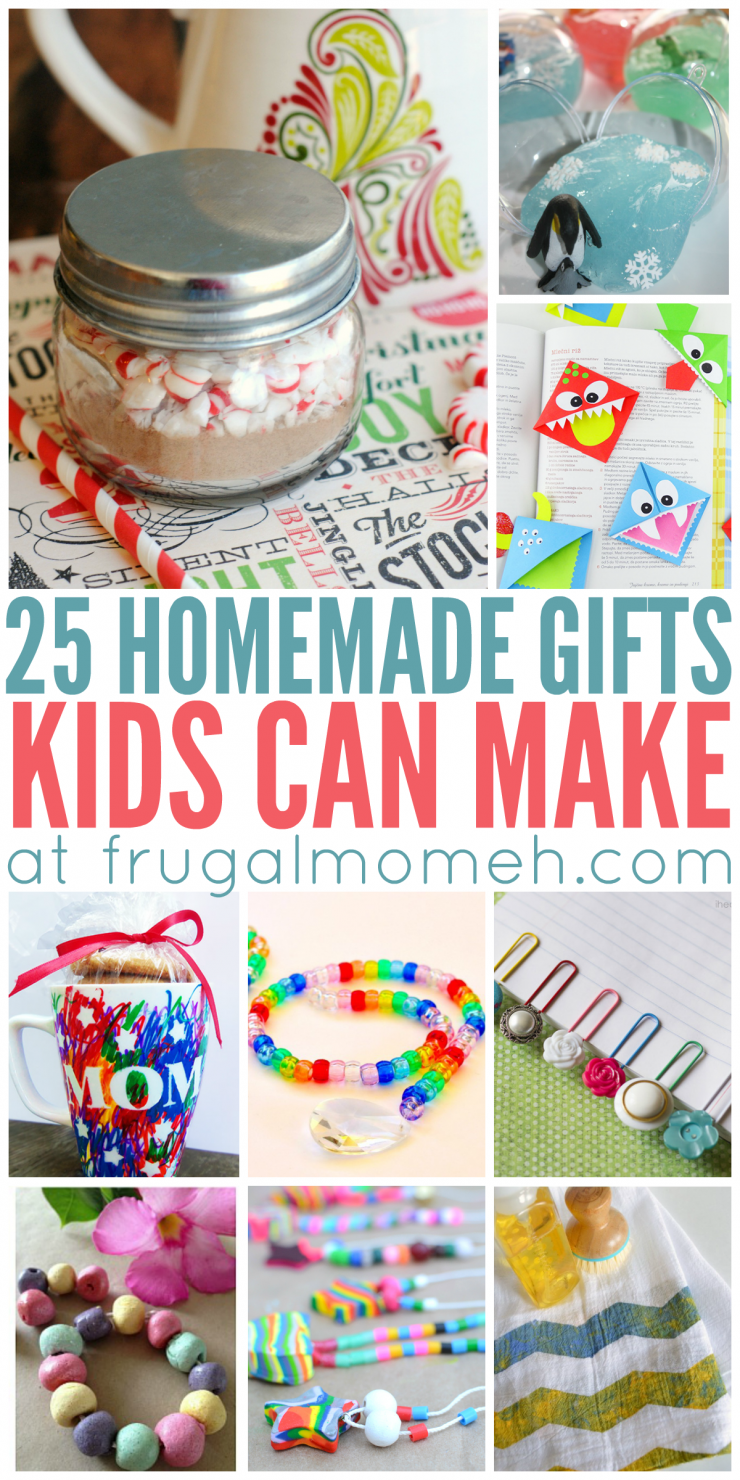 Homemade Gifts That Kids Can Make and Give as a meaningful Christmas present!