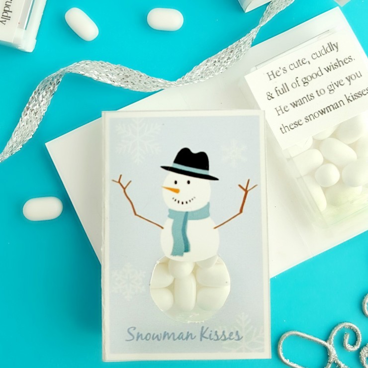 This "Snowman Kisses" Printable makes for adorable DIY Stocking Stuffers. 