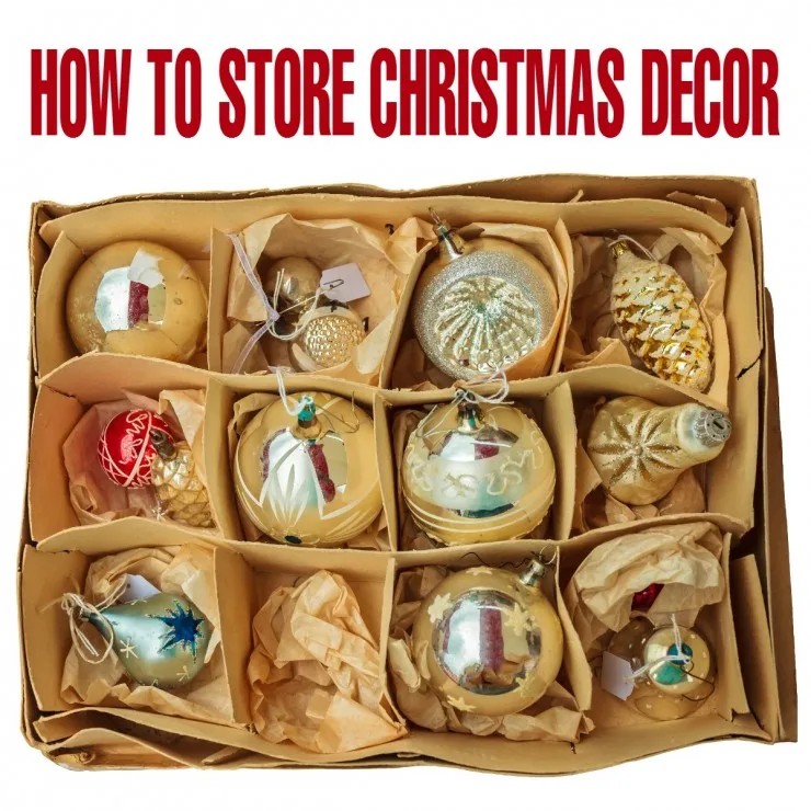 How to Store Christmas Decor - Smart Organization and Storage Ideas for Ornaments, Christmas Trees and more!