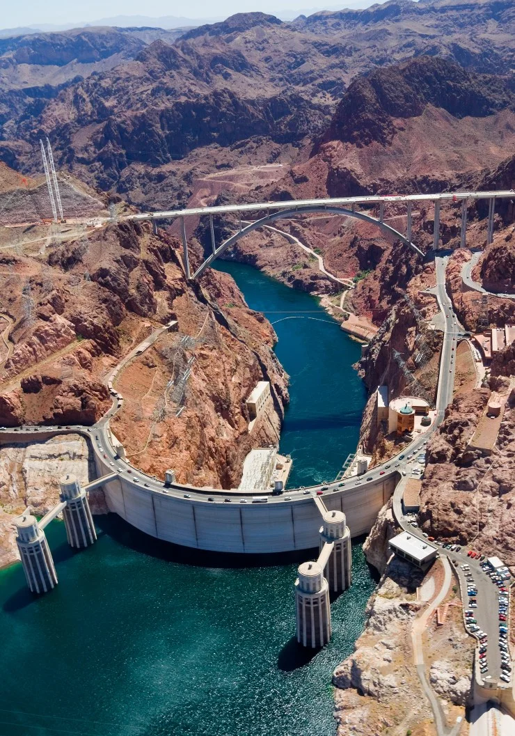 Hoover-Dam-Denver - Nevada is filled with things to do and see from the iconic Hoover Dam to the famous Las Vegas Strip. Here are 7 of the best attractions in Nevada.