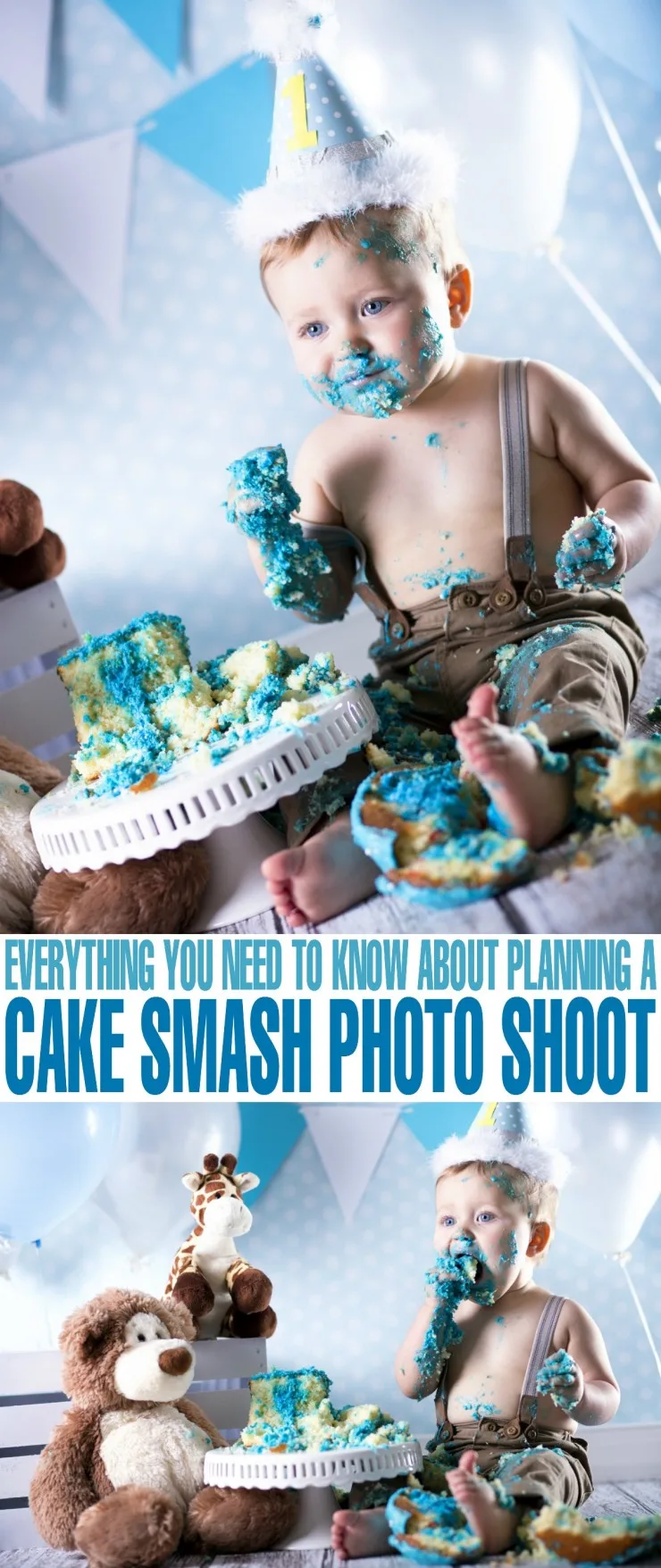 Everything You Need to Know About Planning a Cake Smash Photo Shoot for your baby girl or baby boy on their first birthday!