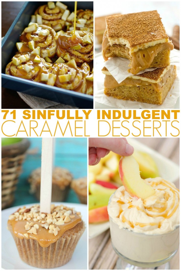 Gooey, buttery, sweet caramel recipes take a starring role in these 71 indulgent caramel dessert recipes. Dessert has never tasted so good!