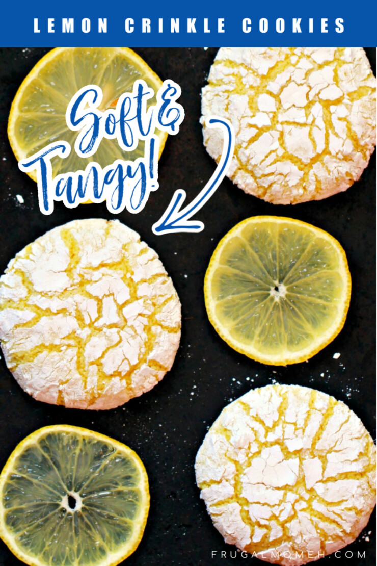 These melt-in-your-mouth Lemon Crinkle Cookies are absolutely dreamy. This cookie recipe is one of my favourites, I could have these for dessert everyday and be happy!