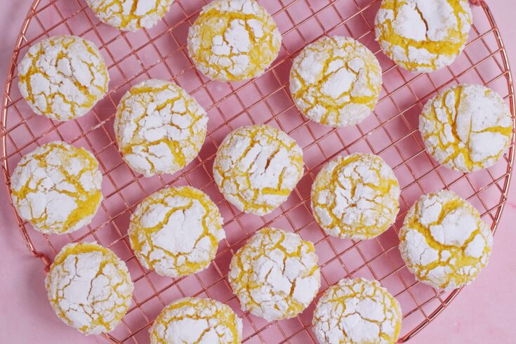 Lemon Crinkle Cookies