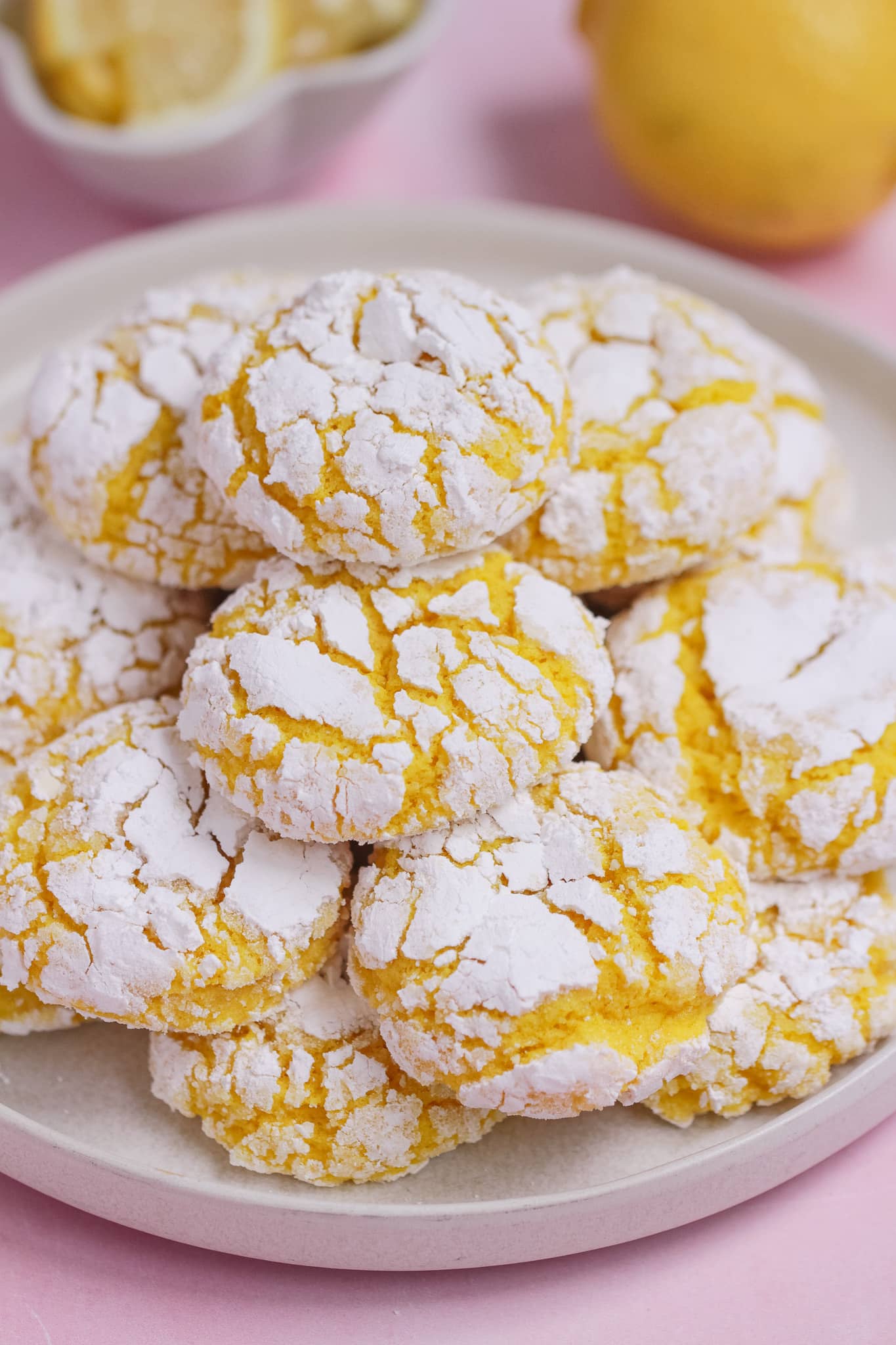 Lemon Crinkle Cookies