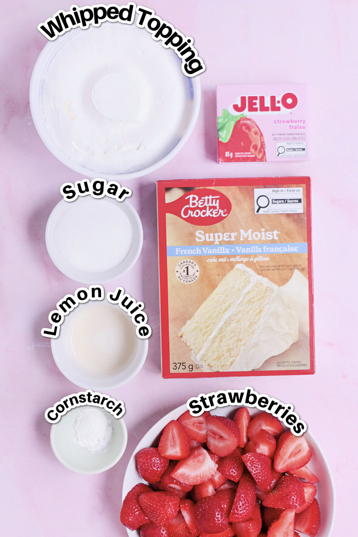 Strawberry Poke Cake is a sweet and creamy dessert with strawberry Jell-O, homemade strawberry sauce, white cake, and whipped topping.