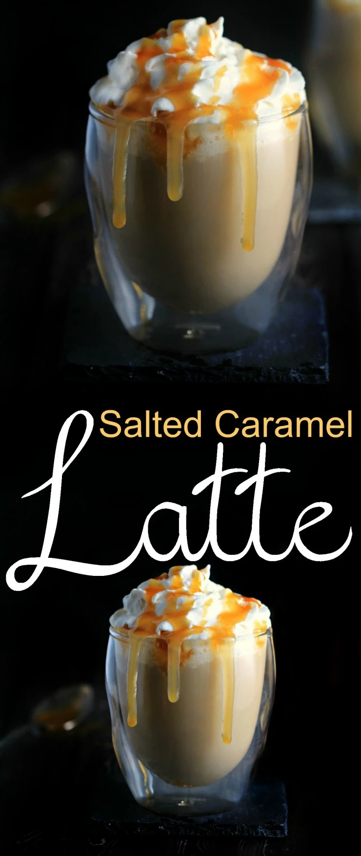 Salted Caramel is one of my favourite fall flavours and this Salted Caramel Latte is perfectly sweet with just the right touch of savoury.
