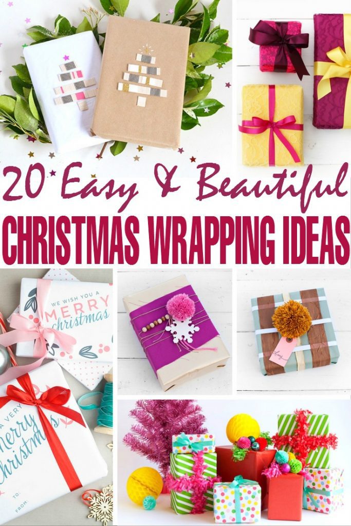 20 Easy & Beautiful Christmas Gift Wrapping Ideas - Frugal Mom Eh!