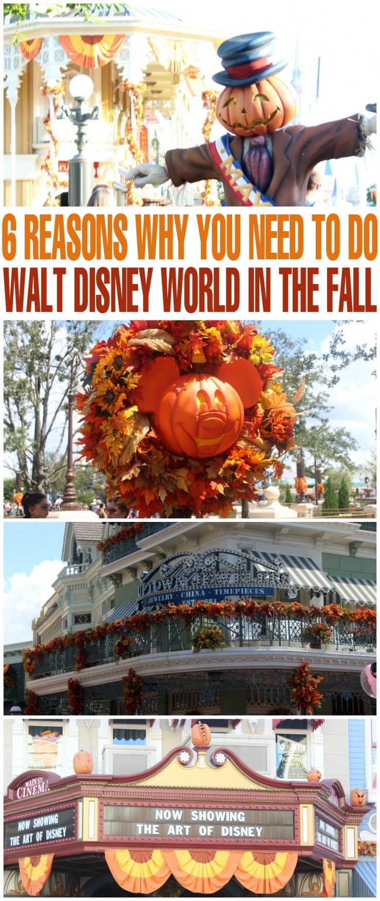 6 Reasons Why You Need to Do Walt Disney World in the Fall - take a family trip to Florida and visit the Magic Kingdom in Autumn! 