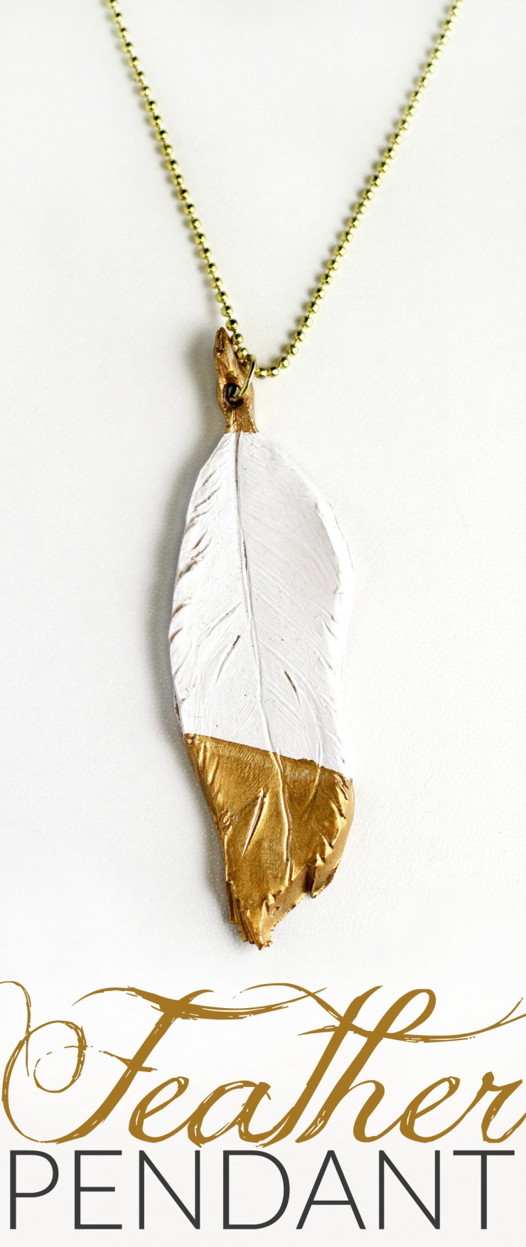 This Gilded Feather Pendant is truly elegant but easy to make. This necklace is a stunning piece of jewellery that will perfectly complement many different outfits.