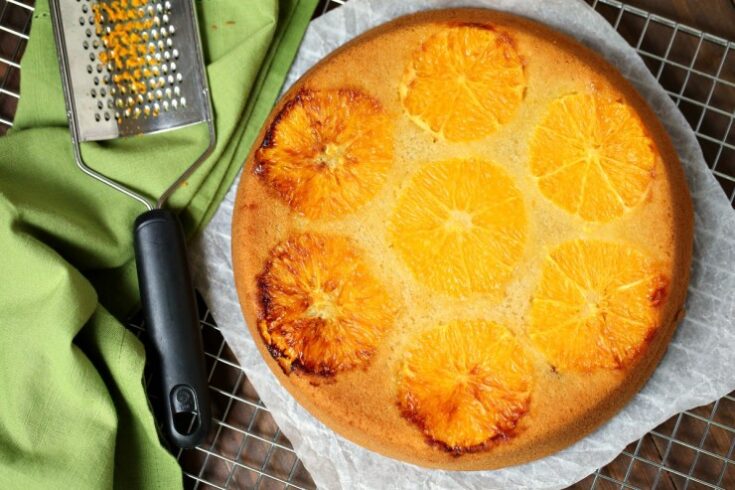 Orange Buttermilk Upside-Down Cake