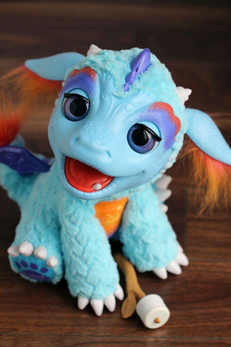 Blue for sale online Hasbro FurReal Friends Torch My Blazin' Dragon 