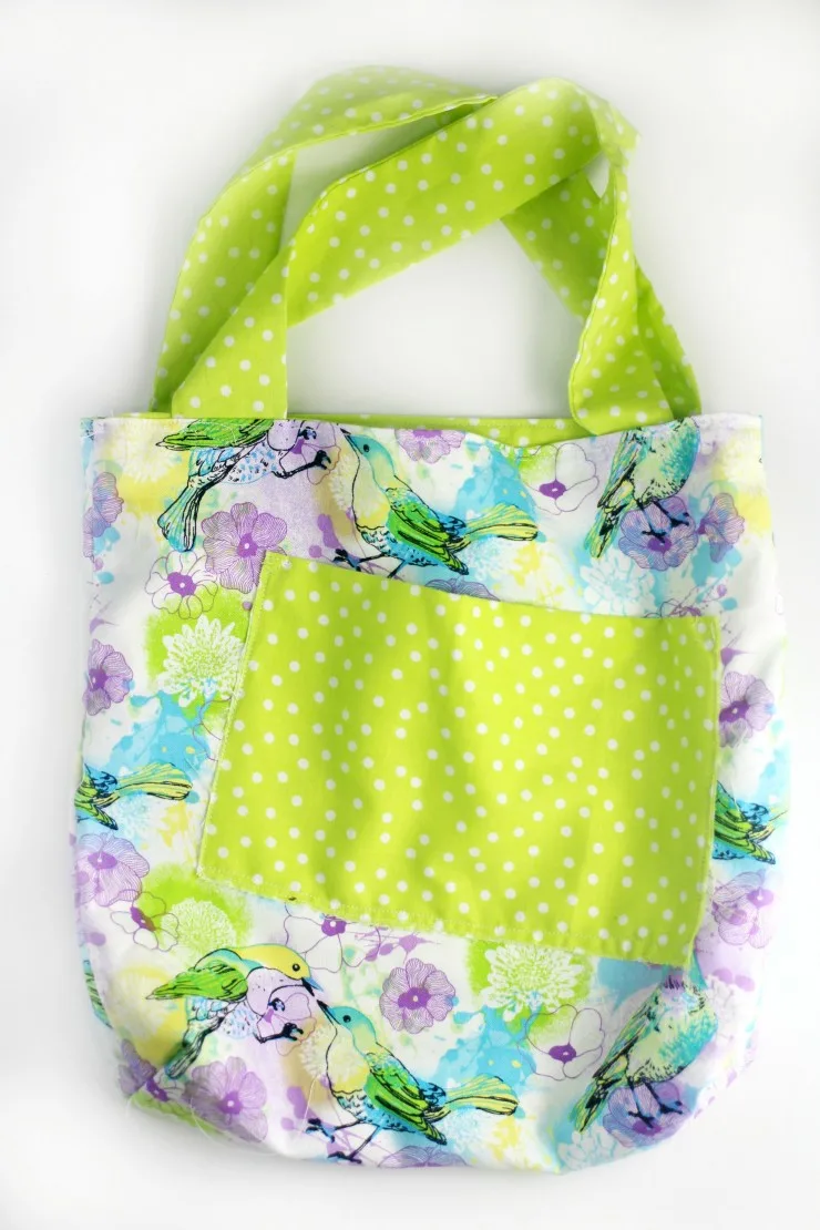 This simple kids tote is easy to make with a tutorial anyone of any sewing level can follow. There is no sewing pattern, just a few quick measurements and techniques to create this super cute bag for kids.