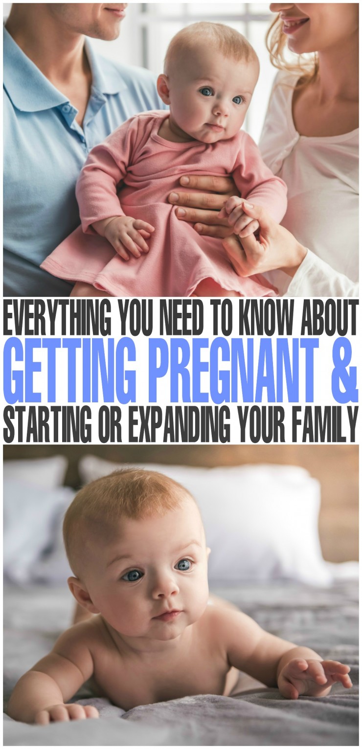 Everything You NEED to Know About Getting Pregnant & Starting or Expanding Your Family - tips and advice for pregnancy and beyond!