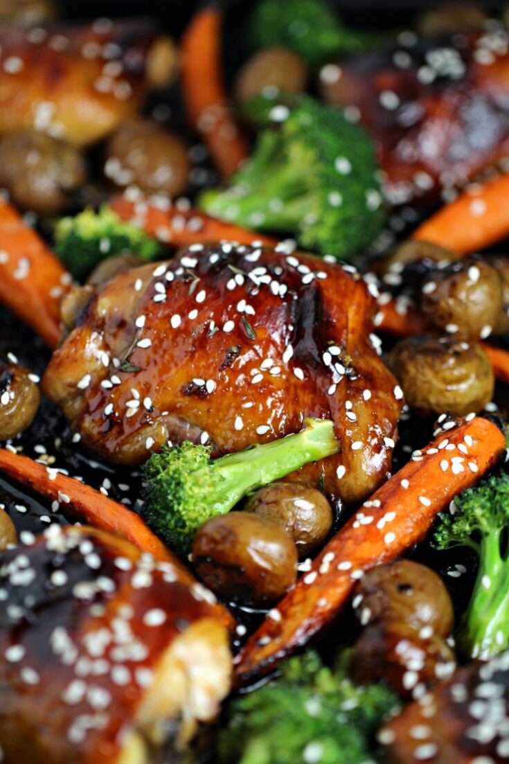 Image for Honey Garlic Chicken Sheet Pan Meal
