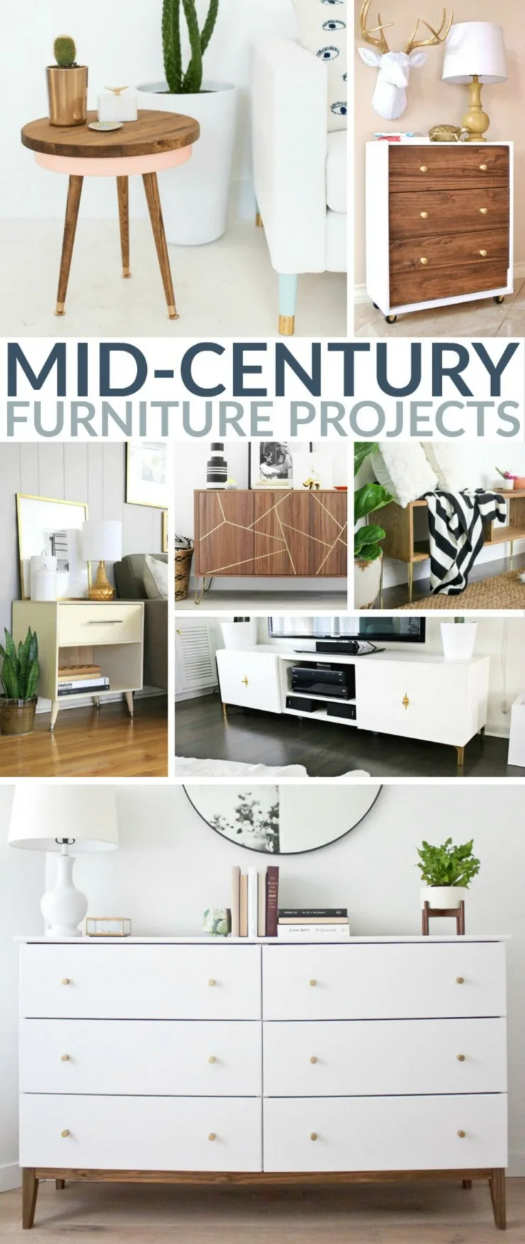 DIY Mid-Century furniture. So you want a Mid Century chair? No problem! Or maybe a dresser? Totally doable. If you're still having doubts, take a look at these awesome Mid-Century furniture projects