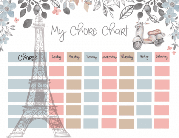 Free Printable Chore Chart &amp; Reward Tickets - Frugal Mom Eh!