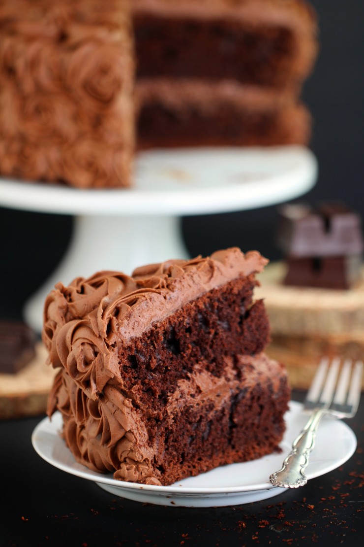 This recipe for Chocolate Cake with Chocolate Fortune Frosting is one of my Grandmothers recipes. I've revamped it to make it moist and delicious, keeping the incredible frosting the same.