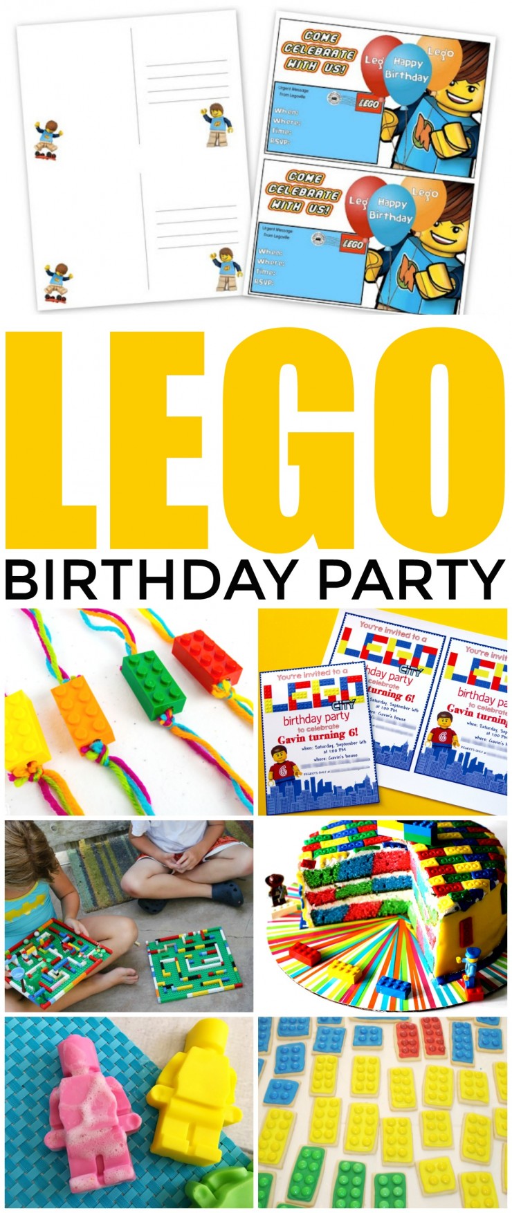 How to Throw the Ultimate LEGO Birthday Party to please any birthday boy or girl. All kids love building with Lego, and so a Lego themed birthday party is a natural choice. Check out these 25 ideas that will help you throw an amazing Lego themed party for boys or girls!