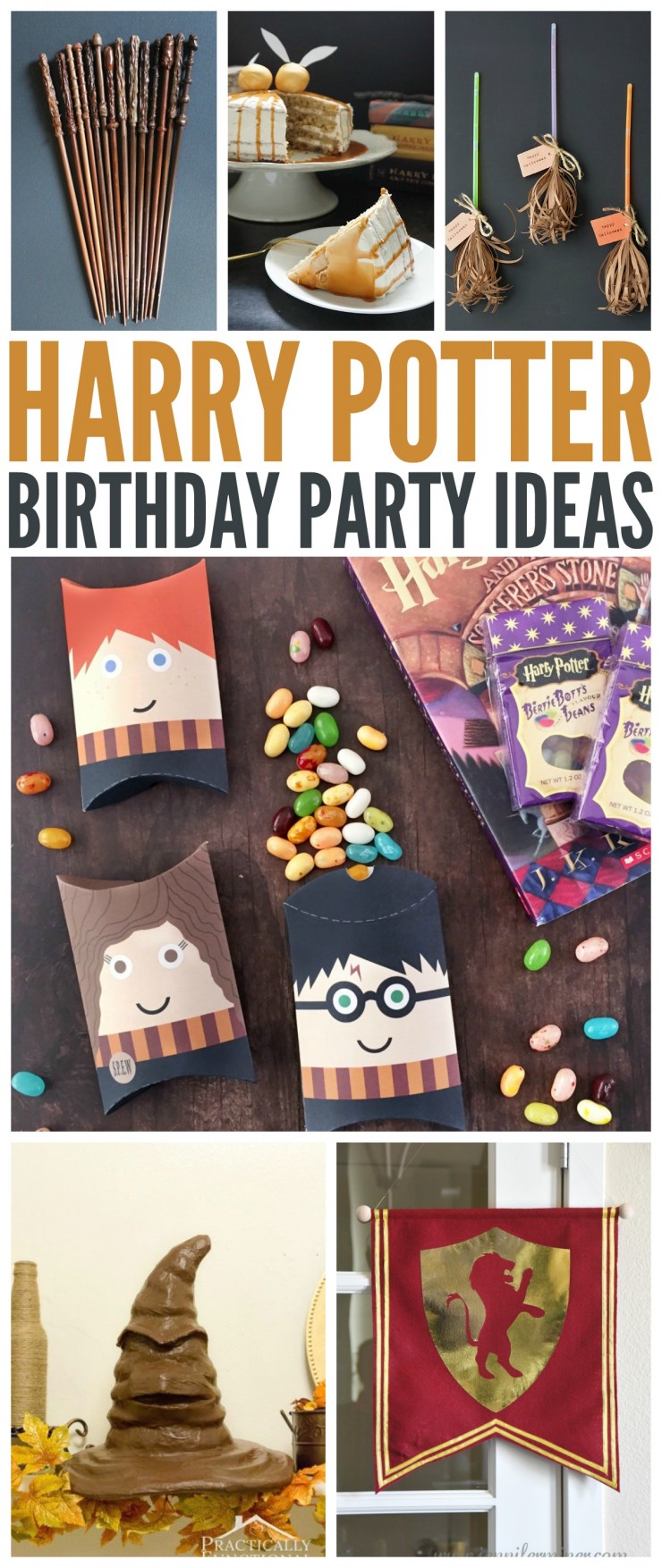 How to throw the Ultimate Harry Potter Birthday Party with these 25 fabulous Harry Potter party ideas.