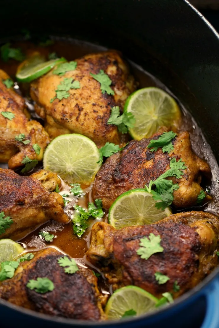 This recipe for Oven Baked Curry Chicken is a frugal feast for the whole family. Curry & spices amp up the flavour of oven baked chicken.