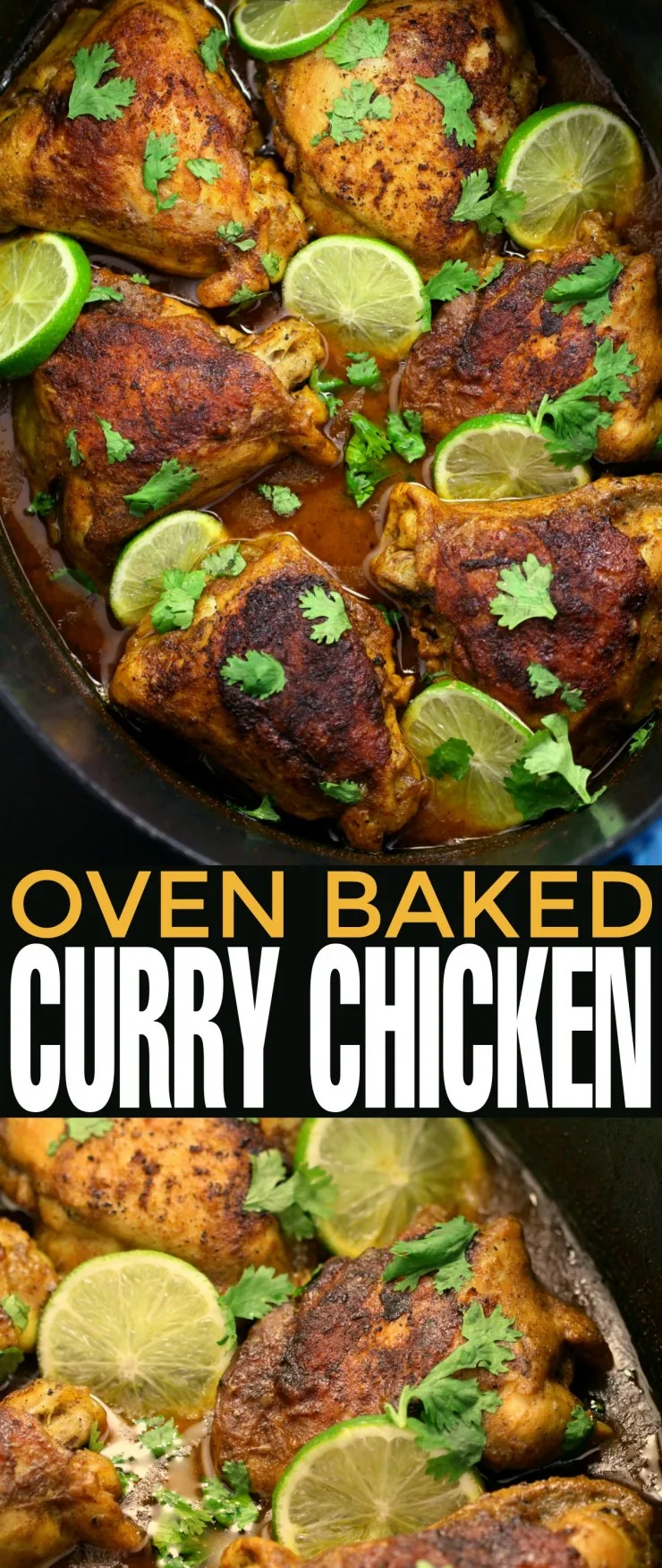 This recipe for Oven Baked Curry Chicken is a frugal feast for the whole family. Curry & spices amp up the flavour of oven baked chicken.