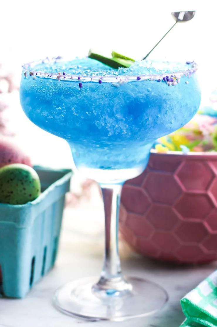 This Virgin Blue Margarita is a fun and refreshing drink to help you cool off all summer long. If you are looking for a non-alcoholic beverage to serve at your summer parties and backyard barbecues, you have found the perfect one!