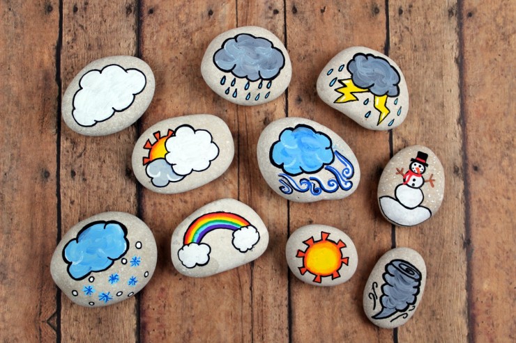 These weather story stones are a DIY toy designed for story-telling prompts and for narrative play. Story stones are fun and so easy to make plus your kids can enjoy them for years! They could also be helpful when teaching younger kids about our changing weather.