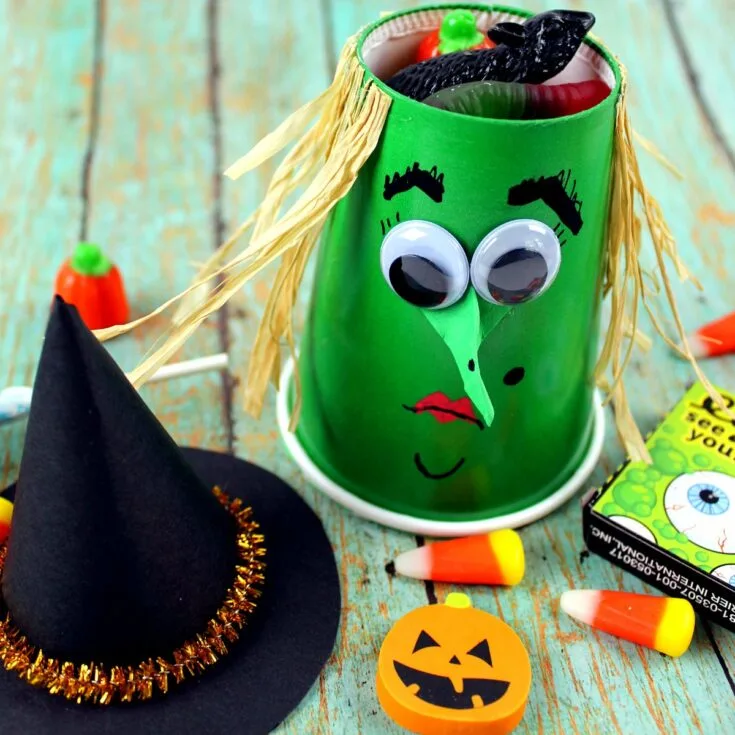 Witch Halloween Treat Cups