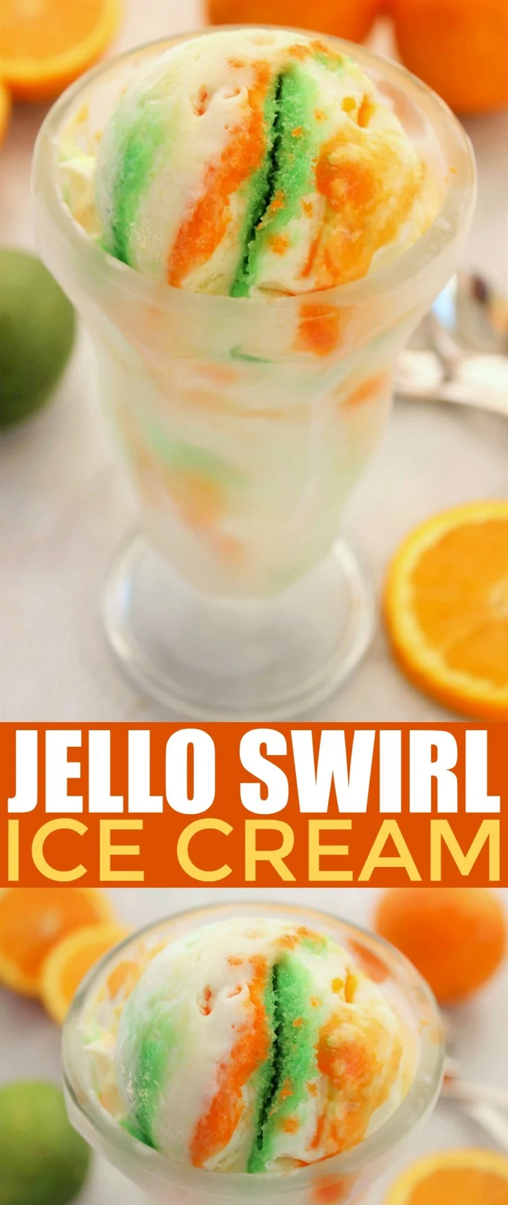 No Churn Jello Swirl Ice Cream is a dessert that kids are sure to love! This is surprisingly easy to make, and is full of bright, fruity swirls of flavour!