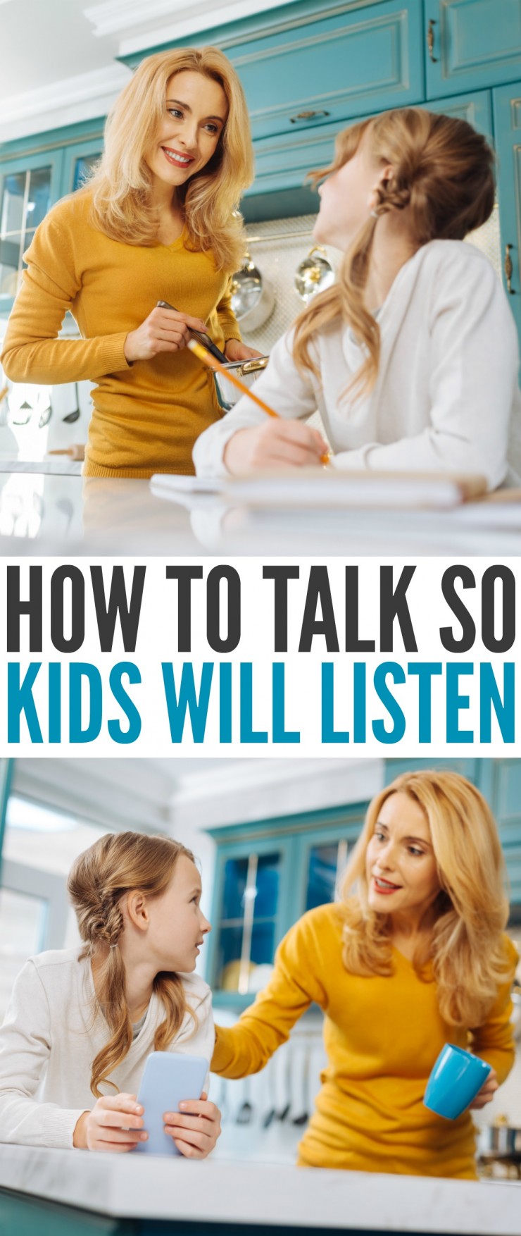 How to Talk So Kids Will Listen: communicating with your children in a positive and effective manner.
