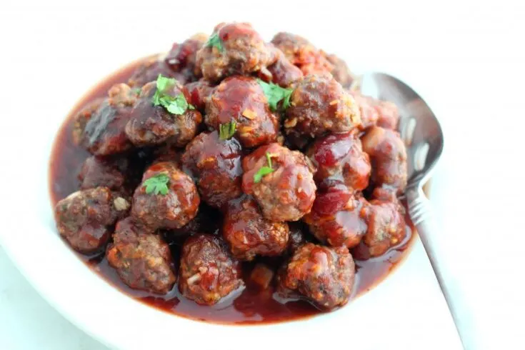 Cranberry Cocktail Meatballs