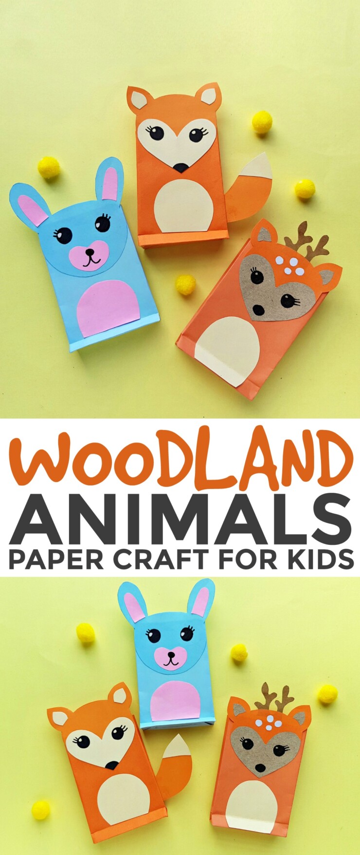 Woodland Animals Paper Craft - Frugal Mom Eh!