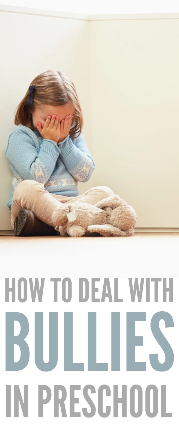 Helpful tips and ideas for how to deal with bullies in Preschool. Give your child the skills and understanding they need to deal with a bully.