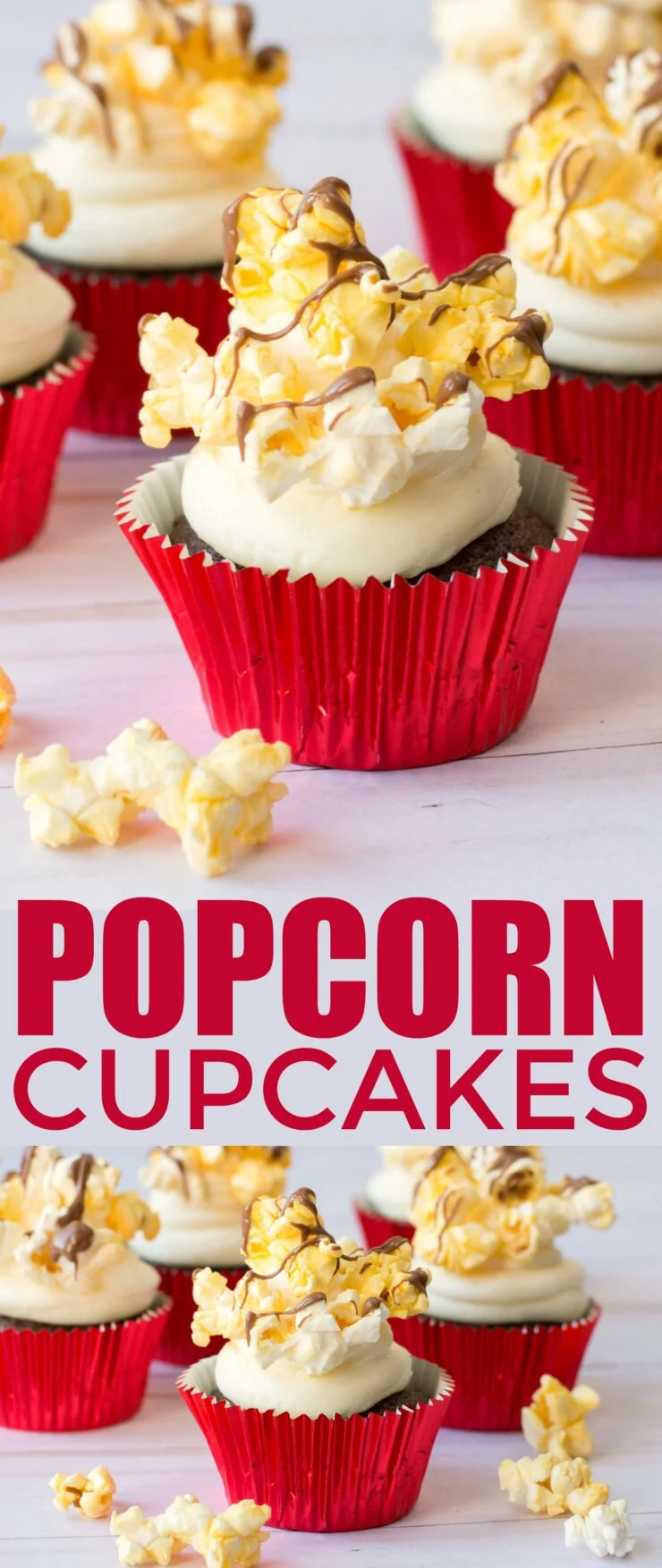 Make family movie night extra special with these adorable Popcorn Cucakes! Perfect for a movie themed birthday party or just for fun. 