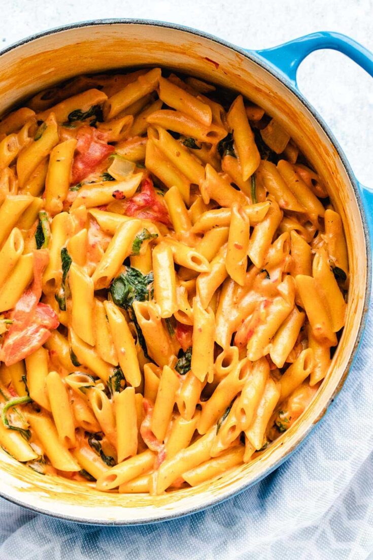 Image for Creamy Vegan One-Pot Pasta (Easy Weeknight Meal!)