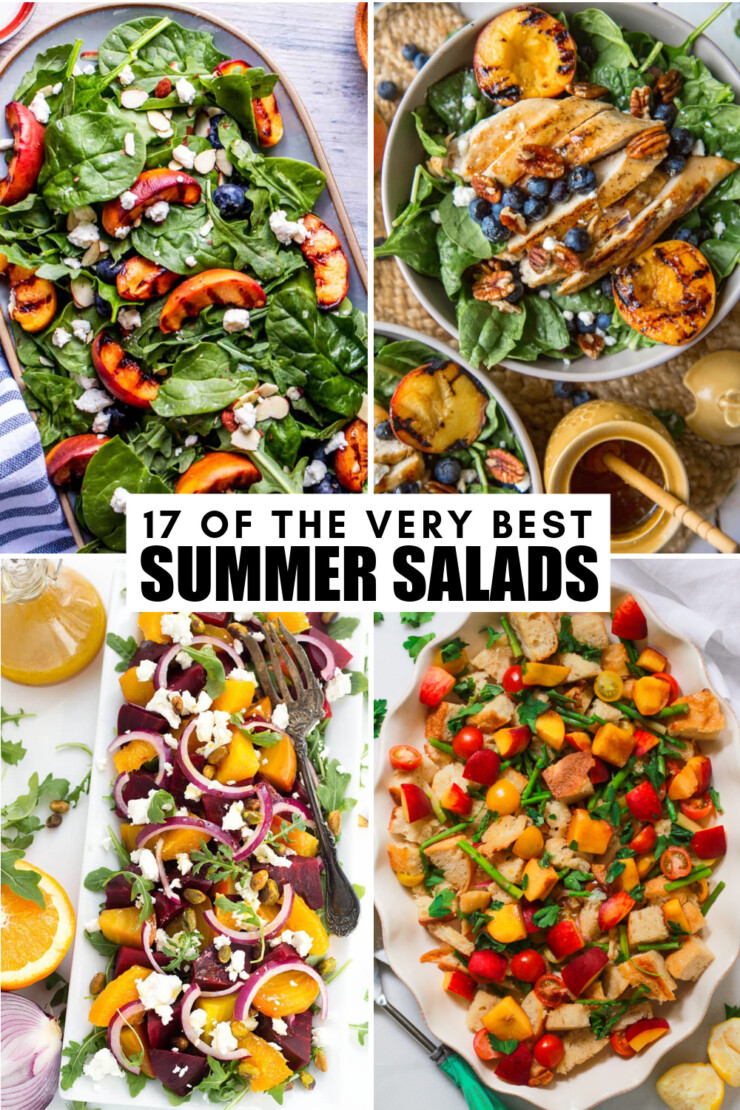 If you are looking for a fresh and flavourful summer salad recipe look no further. You are sure to find a salad that ticks all your boxes among this curated collection of 17 of the very best summer salads.