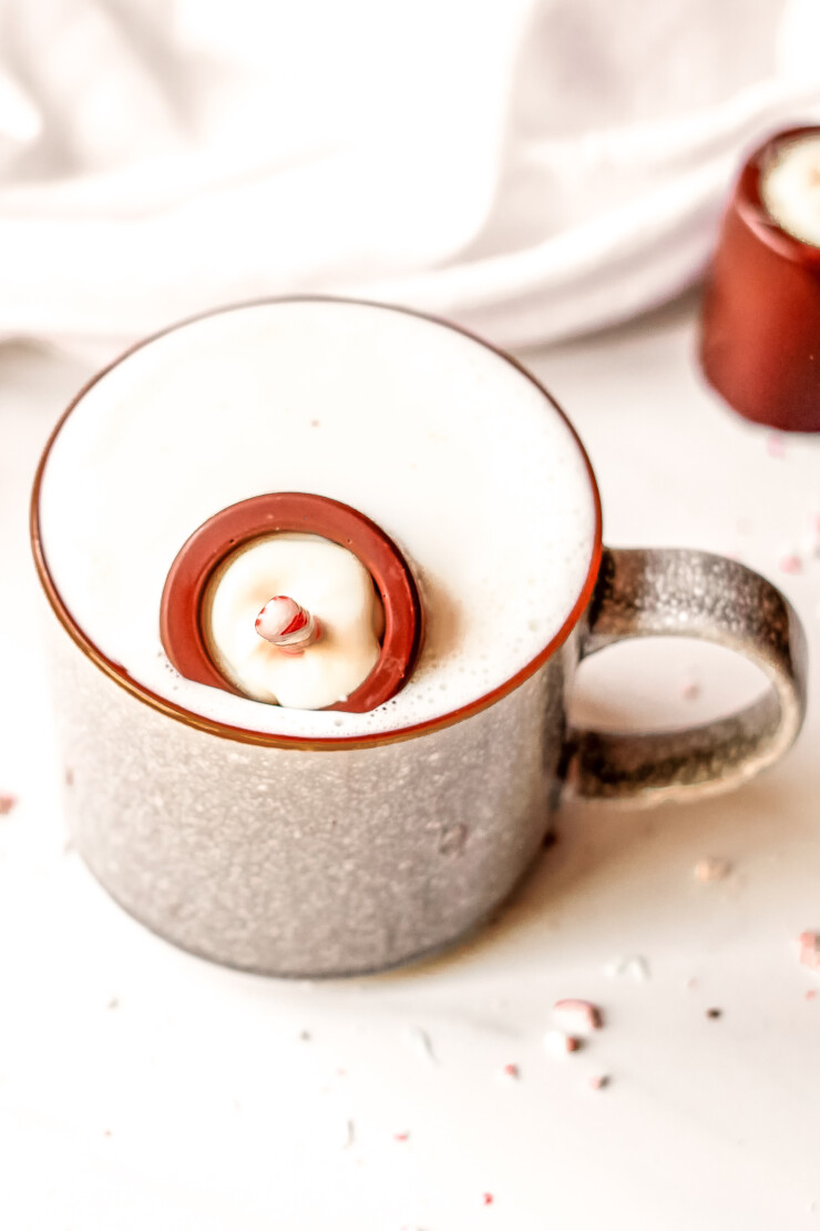 Hot Chocolate Cups are an easy way to make hot chocolate bombs - they make a very rich hot chocolate when dropped into hot milk.