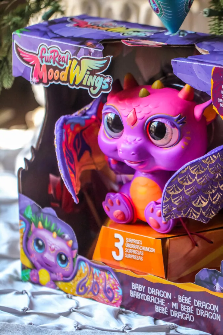 furReal Moodwings Baby Dragon Interactive Pet Toy - Holiday Gifts 2020