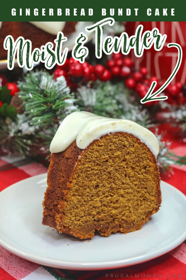 Moist and delicious, this Gingerbread Bundt Cake recipe is full of warming gingerbread spices and smothered in the best cream cheese frosting.