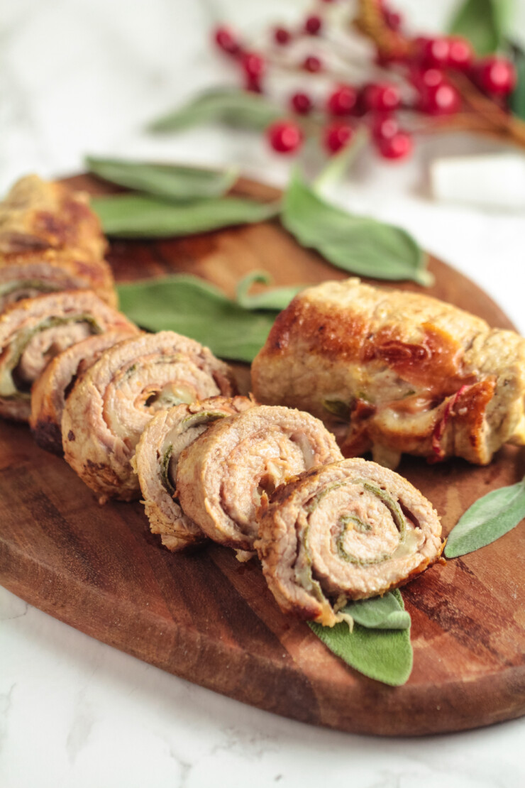 Tender and flavourful, nobody will believe that this Veal Saltimbocca Roulade comes together in just 15 minutes.