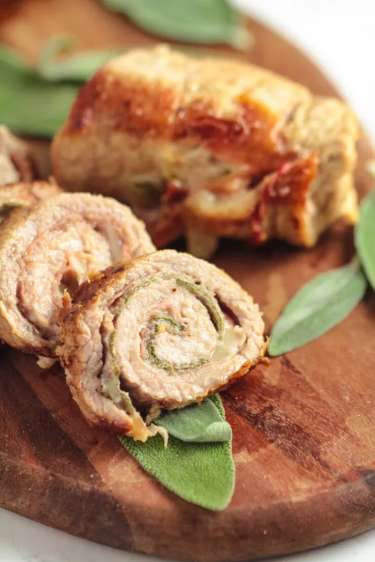 Veal Saltimbocca Roulades