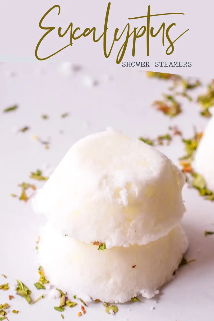 These DIY Eucalyptus shower steamers help ease congestion. Make a few batches and be ready all winter long with this shower steamer recipe!