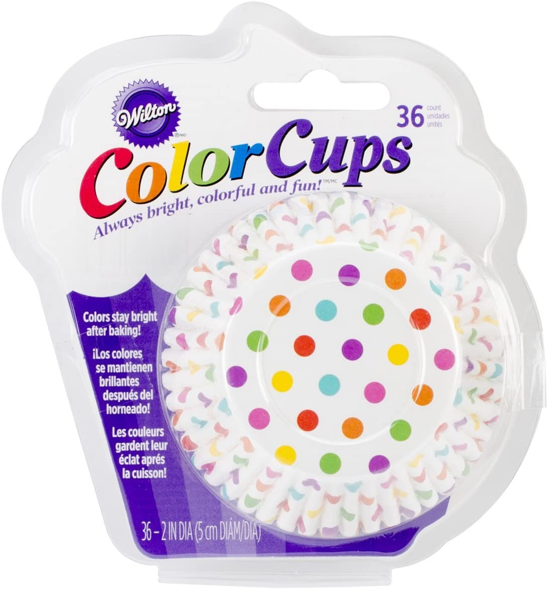 Wilton Rainbow Dots Baking Cups