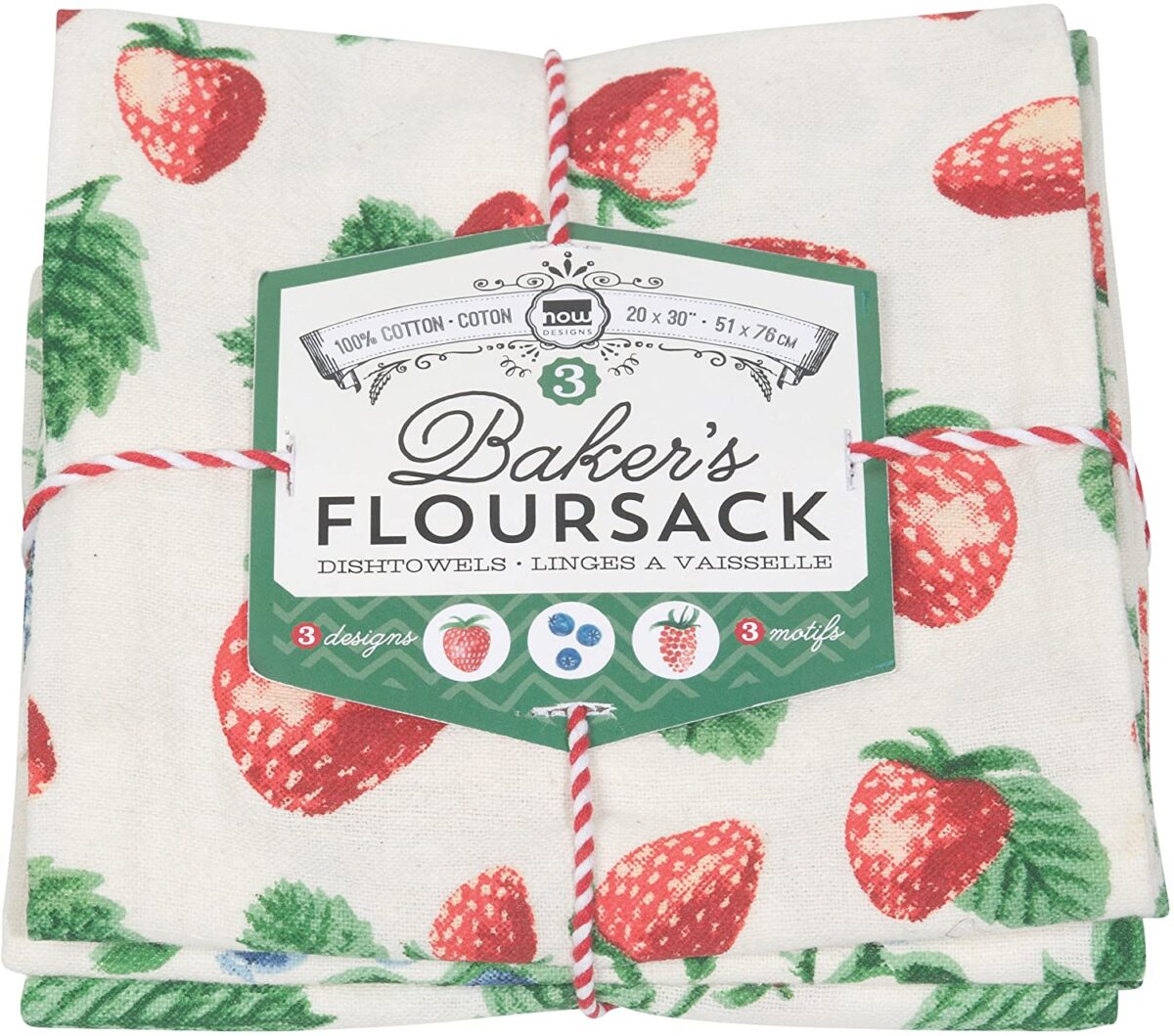 Floursack Kitchen Towels, Set of 3