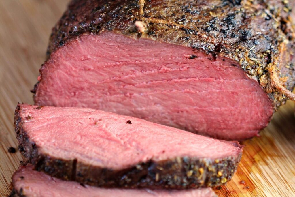 Cook a perfect sirloin tip roast with this recipe each and every time. Juicy, full of flavour and cooked to perfection, you can't go wrong with an herb crusted roast like this!