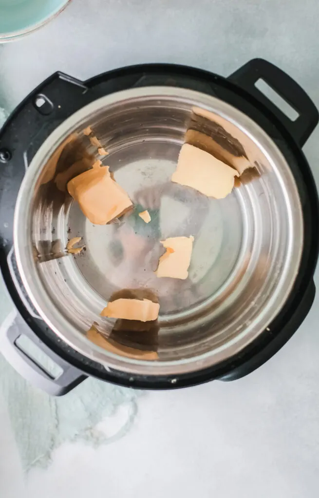 Butter inside an instant Pot