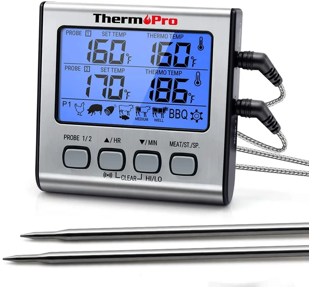 ThermoPro TP-17 Dual Probe Digital Cooking Meat Thermometer