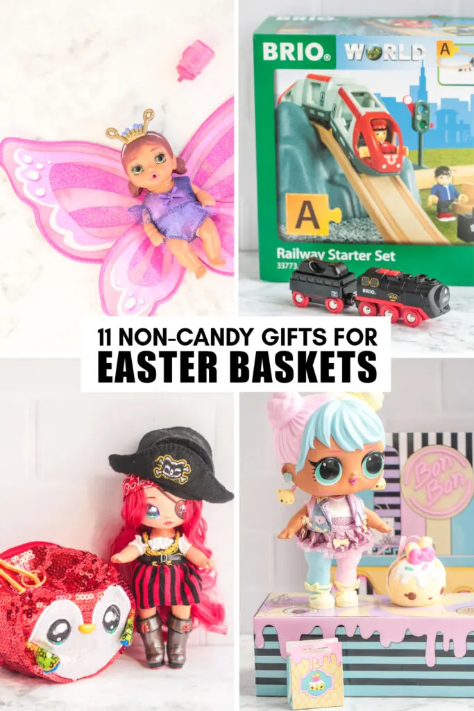 Skip the sugar this Easter with these 11 Non-Candy Easter basket ideas that are so fun your kids are sure not to miss the sweets!