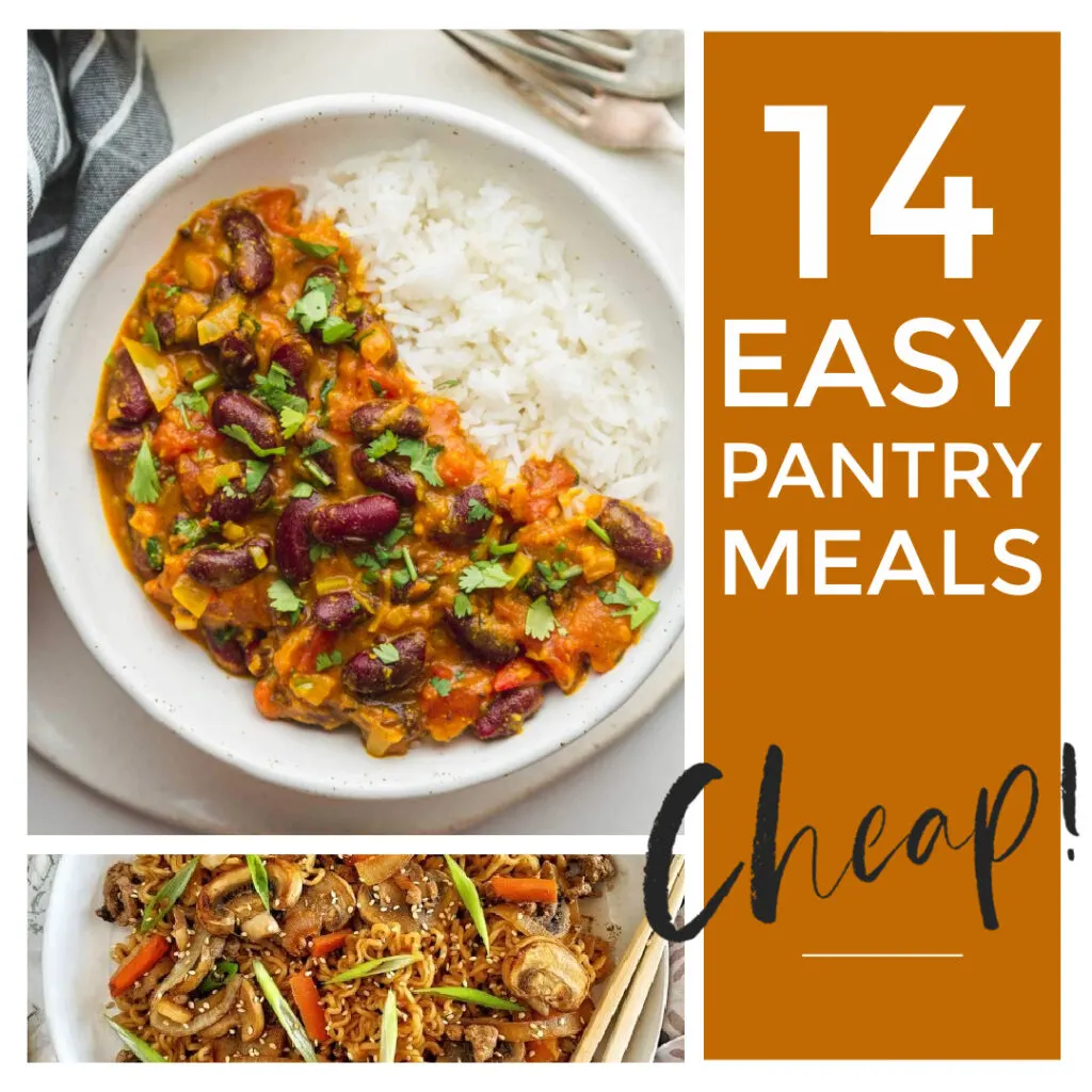 Easy pantry meals are a great way to make a quick and delicious dinner that only require a few basic ingredients. 
